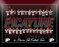 6U Picayune Maroon Tide Football Team 2025-2026