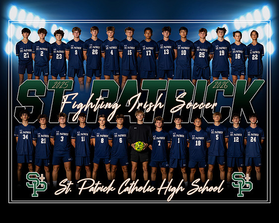 St. Patrick High School Boys Soccer Team 2025-2026