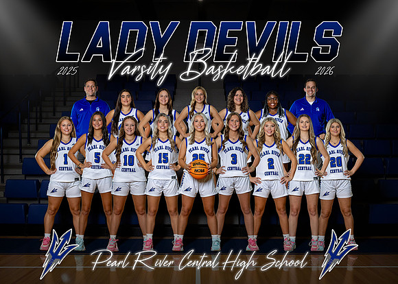 PRCHS Lady Devils Varsity Basketball Team 2025-2026