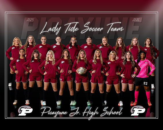 PJHS Lady Tide Soccer Team 2025-2026