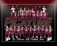 12U Picayune Maroon Tide Football Team 2025-2026