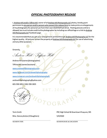 Print Release Form
