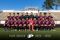 PJHS Maroon Tide Boys Soccer Team 2025-2026