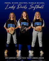 PRCMS 6th Grade Lady Devils Softball Team 2025-2026 copy
