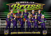Slidell Brass Baseball Team 2026 (5x7)