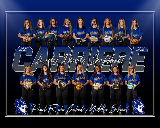 PRCMS Lady Devils Softball Team 2025-2026 copy
