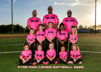 PYAA Pink Ladies Softball Team 2026