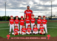 PYAA 4U Phillies Baseball Team 2026