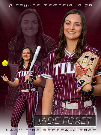 Jade Foret - PMHS Softball Banner 2023