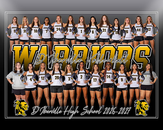 DHS Lady Warriors Volleyball Team 2026-2027 copy