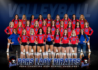 PCHS Lady Pirates Volleyball Team 2026-2027