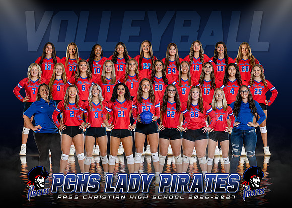 PCHS Lady Pirates Volleyball Team 2026-2027