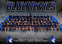 PRCHS Blue Devils Football Team (5x7)