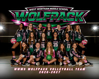 WWMS Wolfpack Volleyball Team 2026-2027