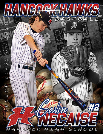 Gavin Necaise - HHS Baseball Banner 2025
