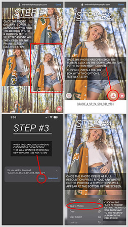 Photo Download Instructions Option 2