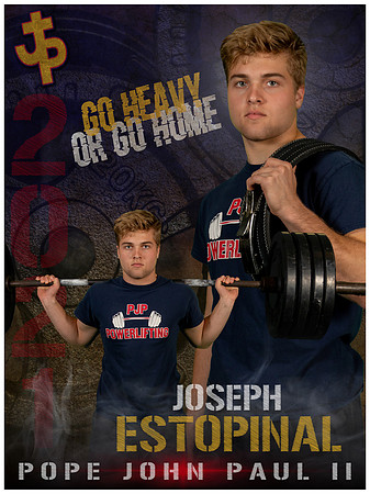 Joseph Estopinal - PJP Powerlift Banner 2021