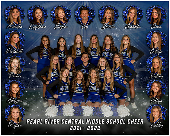 PRCMS Cheer Team Photo 2021-2022 - 8x10
