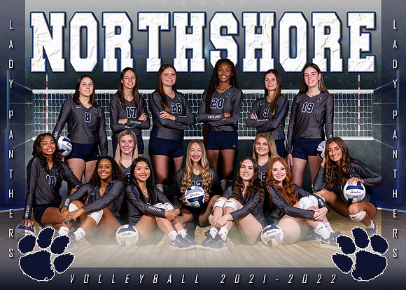 NHS Varsity Volleyball Team 2022 - 5x7