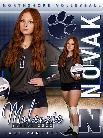 Makenzie Novak - NHS Volleyball Banner 2022