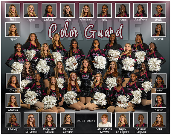 PMHS Color Guard 2023-2024 (16x20)