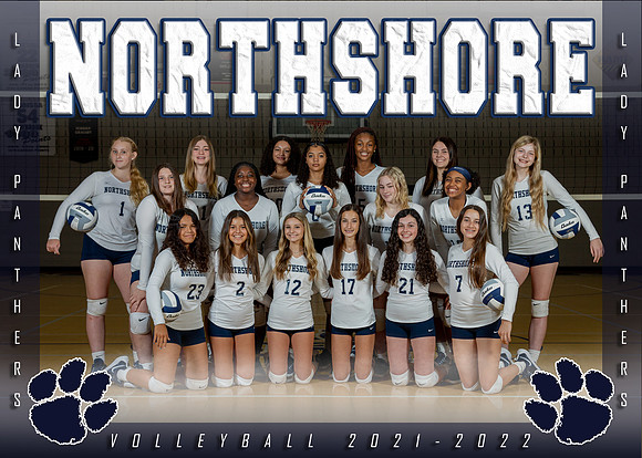 NHS 9th Grade Volleyball Team 2022 - 5x7