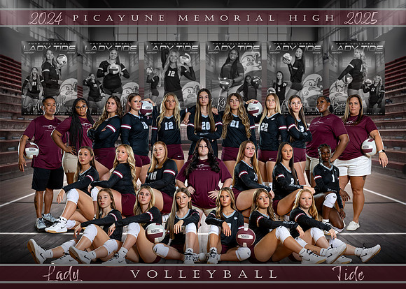 PMHS Volleyball Team 2024-2025 (5x7) copy