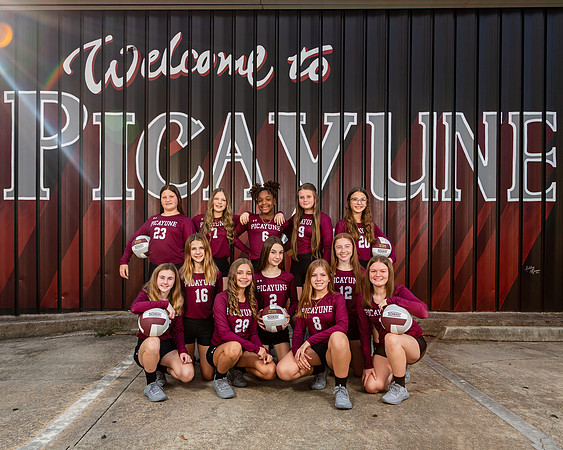 PJHS Volleyball Team 2022 - 8x10 (blank)