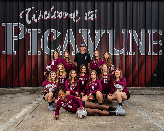 PJHS Volleyball Team & coach 2022 - 8x10 (blank)
