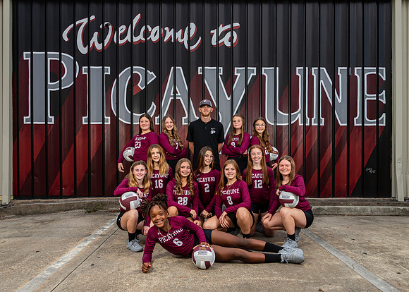 PJHS Volleyball Team 2022 & coach - 5x7 (blank)
