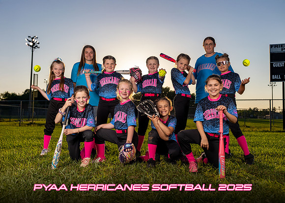 PYAA Herricanes Softball 2025