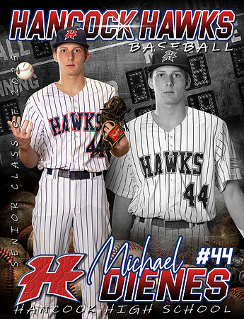 Michael Dienes - HHS Baseball Banner 2025