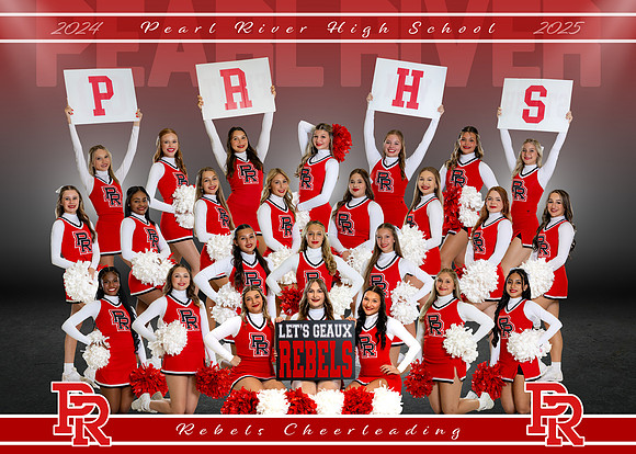 PRHS Rebels Cheer Team 2024-2025 (5x7)