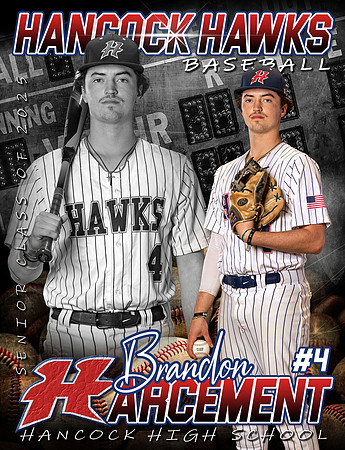 Brandon Arcement - HHS Baseball Banner 2025