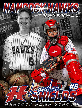 Landon Shields - HHS Baseball Banner 2025