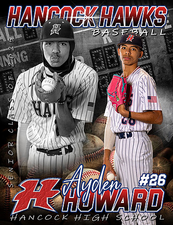 Ayden Howard - HHS Baseball Banner 2025