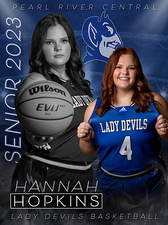 Hannah Hopkins - PRCHS Lady Devils Basketball Banner 2022-2023