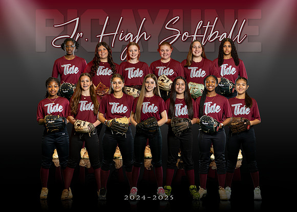 PJHS Softball Team 2024-2025 (5x7)
