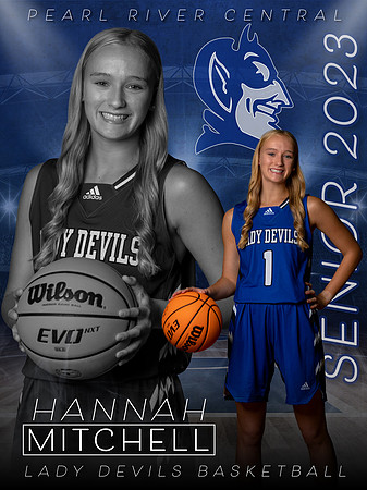 Hannah Mitchell - PRCHS Lady Devils Basketball Banner 2022-2023