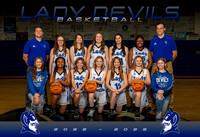 PRCHS Lady Devils JV Basketball Team 2022-2023