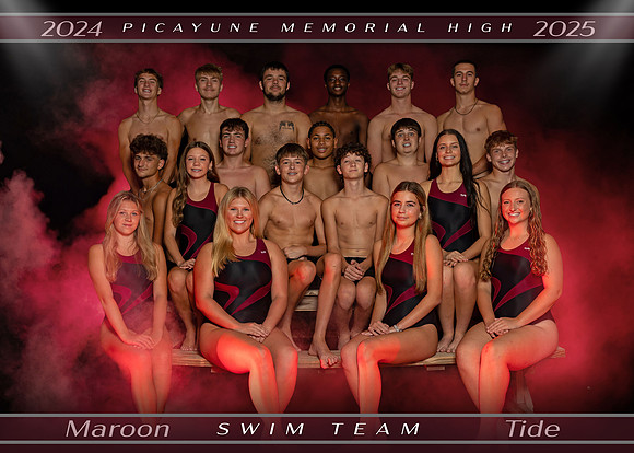 PMHS Swim Team 2024-2025 (5x7)