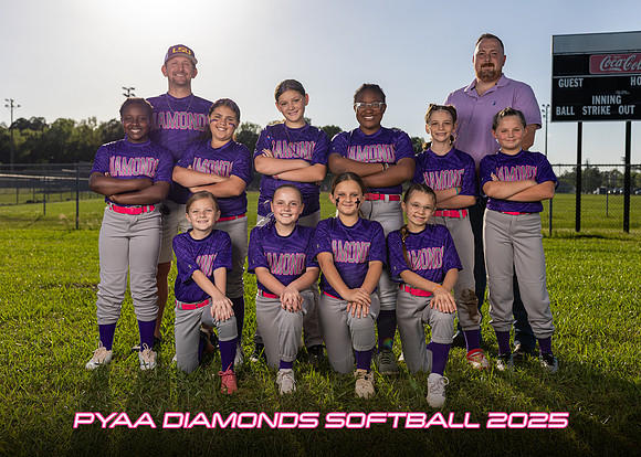 PYAA DIAMONDS SOFTBALL 2025