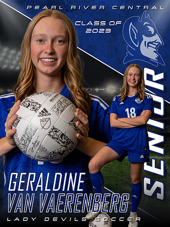 Geraldine Van Vaerenberg - PRCHS Soccer Banner 2022-2023