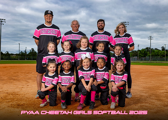 PYAA Cheetah Girls Softball 2025