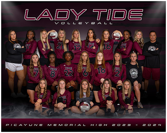 PMHS LADY TIDE VOLLEYBALL 2023-2024 (8x10)