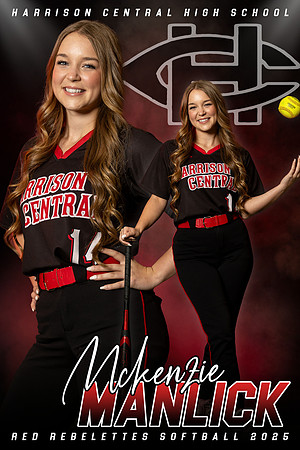HCHS Softball Banner - Mckenzie Manlick 2024-2025
