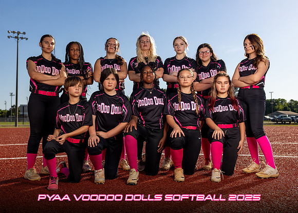 PYAA VOODOO DOLLS SOFTBALL TEAM 2025